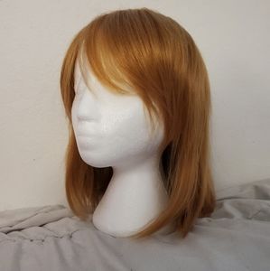 Short orange wig